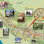 Le plan du village de Giverny